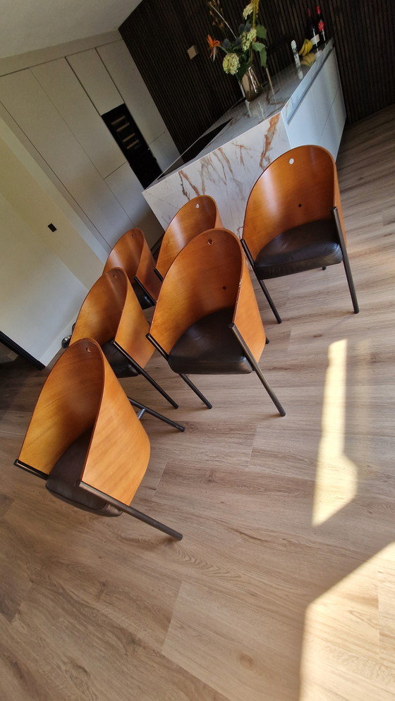 Image 1 of 6x Philippe Starck Costes stoel