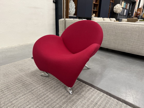 Image 1 of Leolux Papageno Fauteuil Roze Stof 