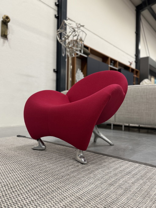 Leolux Papageno Fauteuil Roze Stof 