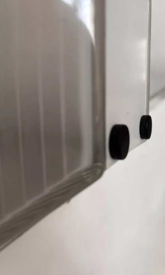 Image 1 of 2X Vintage "Tesi" gezandstraalde glazen wandlampen van Roberto Fiorato voor Prisma