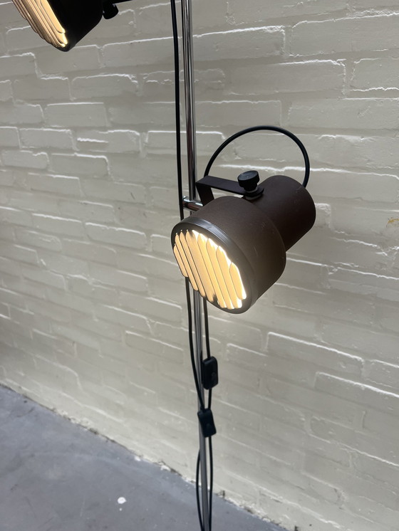 Image 1 of Jaren 70 Vloerlamp, 2 Spots