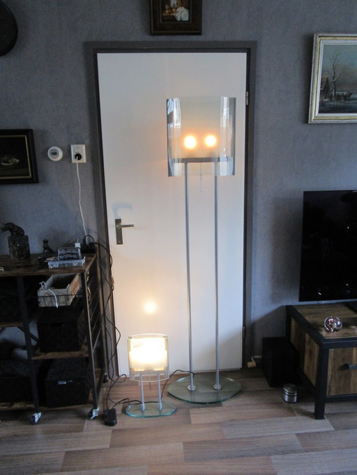 Mooie Vintage Italiaanse Design Lampen Van "Sothis" Jaren 80