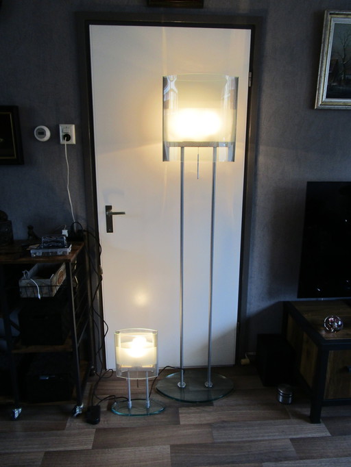 Mooie Vintage Italiaanse Design Lampen Van "Sothis" Jaren 80