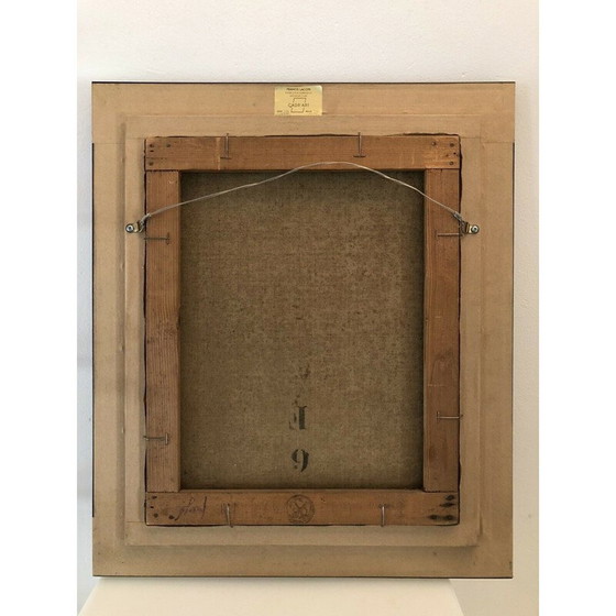 Image 1 of Olieverf op doek vintage Lyon school gesigneerd door Paul Claude Jance