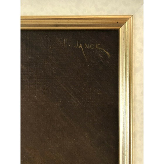 Image 1 of Olieverf op doek vintage Lyon school gesigneerd door Paul Claude Jance