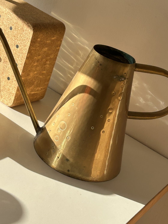 Image 1 of Hayno Focken Burg Giebichenstein 1930 Bauhaus messing cactuskan