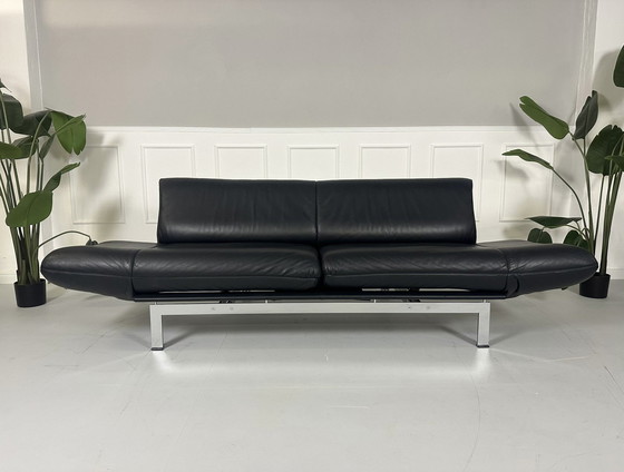 Image 1 of De Sede Ds140 Designer Merk Sofa Leder Desede Blauw Zwitserland