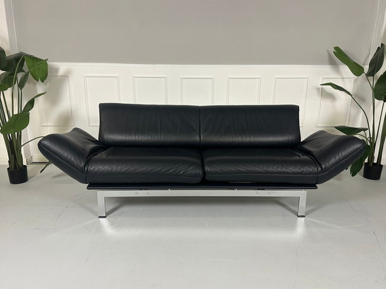 Image 1 of De Sede Ds140 Designer Merk Sofa Leder Desede Blauw Zwitserland