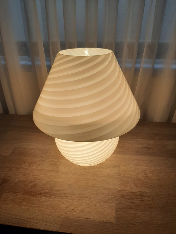 Image 1 of Originele Handgemaakte Glas Retro Lamp