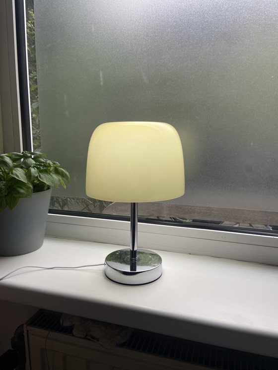 Image 1 of Retro Lamp Vintage Creme Paddestoel Ontwerp