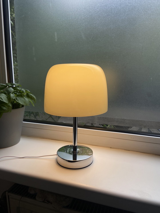 Image 1 of Retro Lamp Vintage Creme Paddestoel Ontwerp