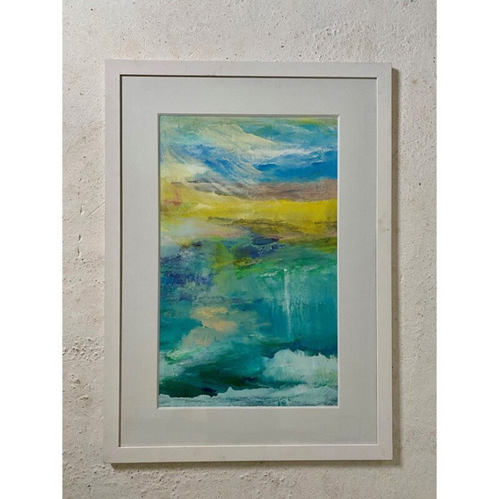 Image 1 of Compositie abstraite vintage Zenaken, 1954