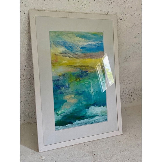 Image 1 of Compositie abstraite vintage Zenaken, 1954