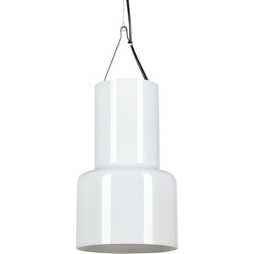 Vintage "Soho" hanglamp in opaline glas van Gunnel Svensson voor Bsweden, 2000