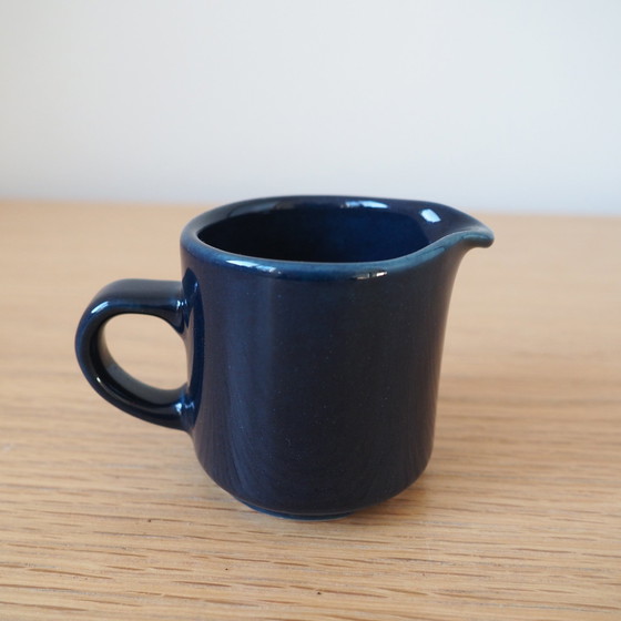 Image 1 of Vintage Arabia Finland Blauw Melkkannetje