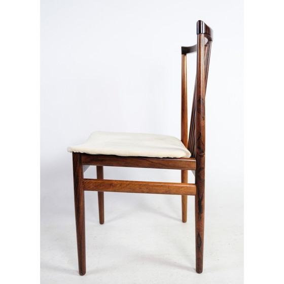 Image 1 of Set van 4 vintage rozenhouten stoelen van Henning Sørensen, 1968