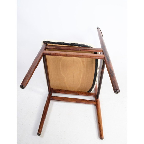 Image 1 of Set van 4 vintage rozenhouten stoelen van Henning Sørensen, 1968