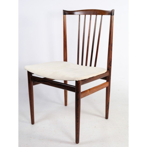 Image 1 of Set van 4 vintage rozenhouten stoelen van Henning Sørensen, 1968