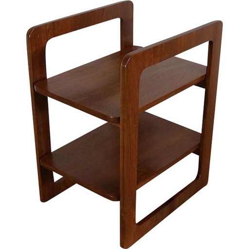 Vintage plank in massief teakhout, 1970