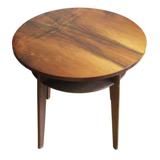 Image 1 of Mid century houten salontafel, Tsjecho-Slowakije 1960