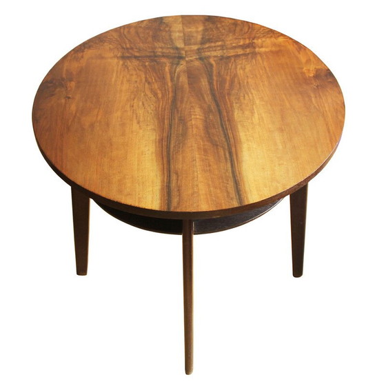 Image 1 of Mid century houten salontafel, Tsjecho-Slowakije 1960