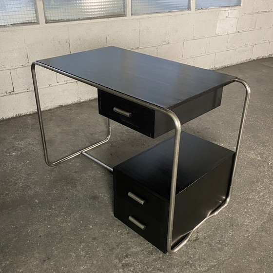 Image 1 of Modernistisch bureau, Bauhaus, 1930-45, Vintage, Gerestaureerd