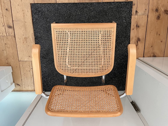 Image 1 of 4x Vintage webbing stoelen