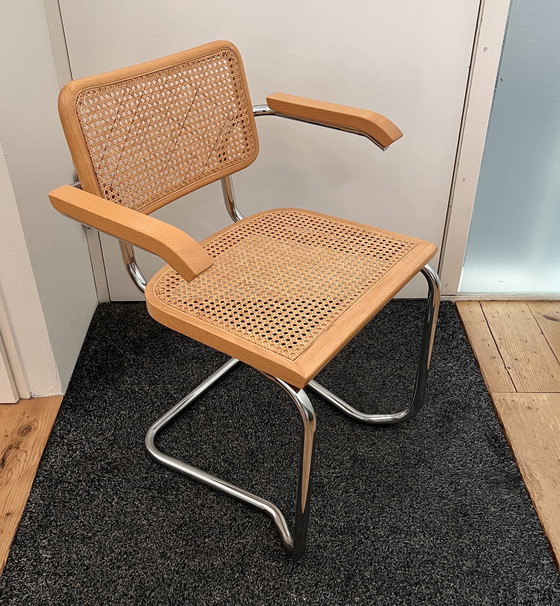 Image 1 of 4x Vintage webbing stoelen