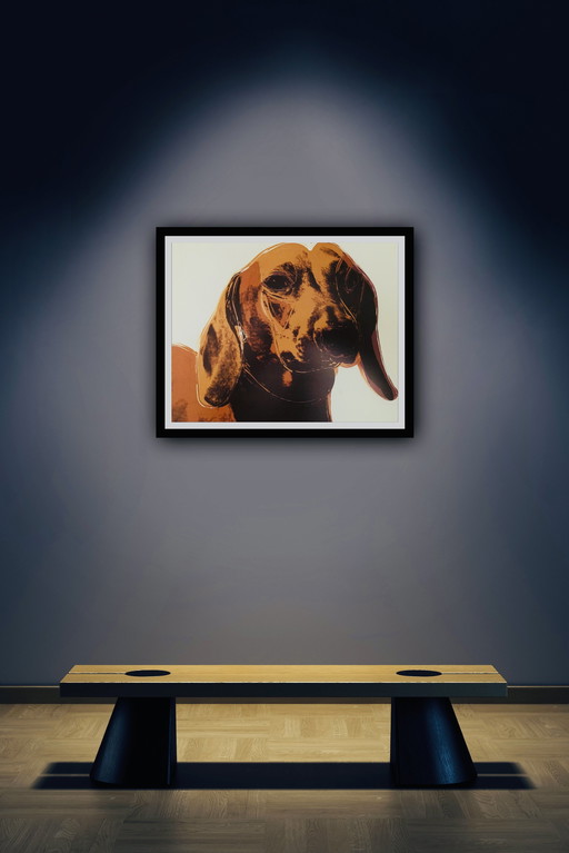 Andy Warhol: “Dachshund (Archie) 1976".