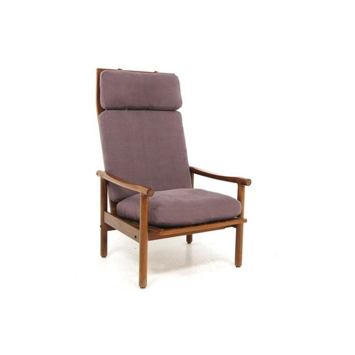 Scandinavische vintage teakhouten fauteuil van Erik Wørtz voor Möbel-Ikea, jaren 1960