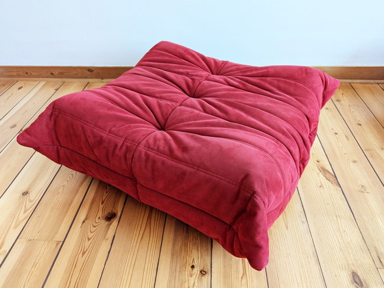 Image 1 of Ligne Roset Togo Set - Alcantara Goya Rood