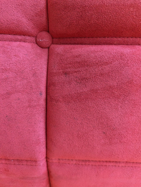 Image 1 of Ligne Roset Togo Set - Alcantara Goya Rood