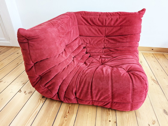 Image 1 of Ligne Roset Togo Set - Alcantara Goya Rood