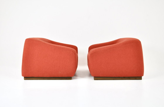 Image 1 of Paar Italiaanse fauteuils, 1970