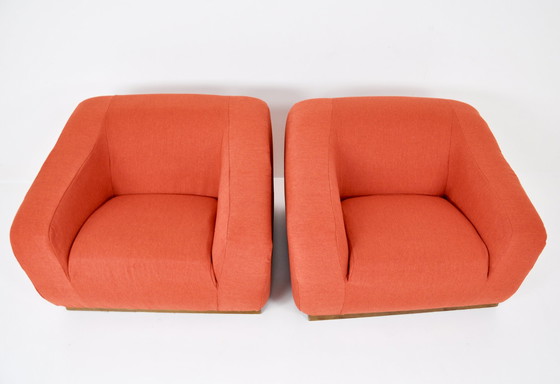 Image 1 of Paar Italiaanse fauteuils, 1970