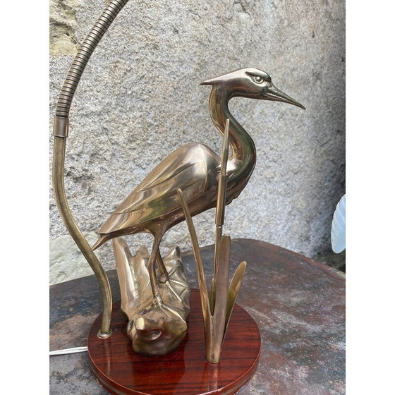 Image 1 of Vintage messing reigerlamp, 1970