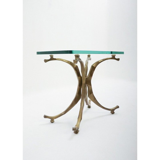 Image 1 of Paar vintage "Hippocampus" salontafels in brons van Willy Daro, 1970