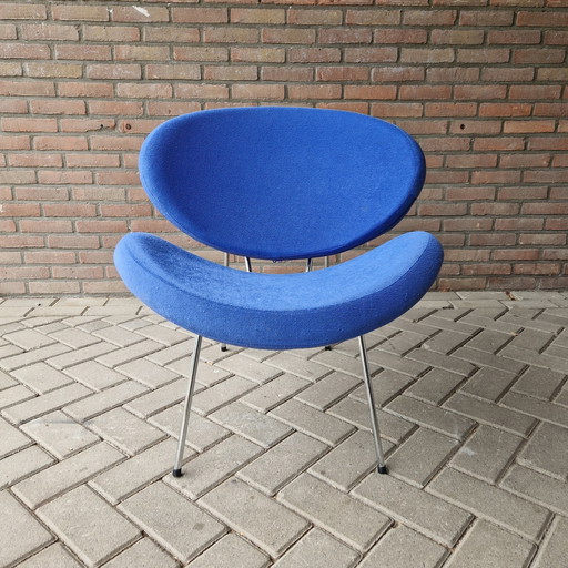 Jaren 90 Blauwe Fauteuil