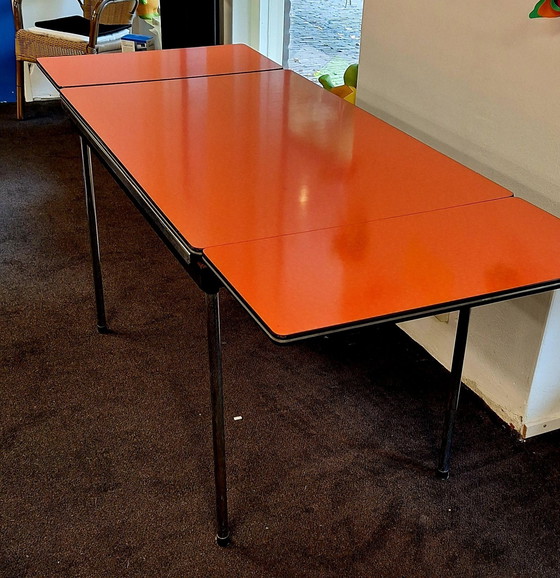 Image 1 of Formica uitschuifbare picknicktafel