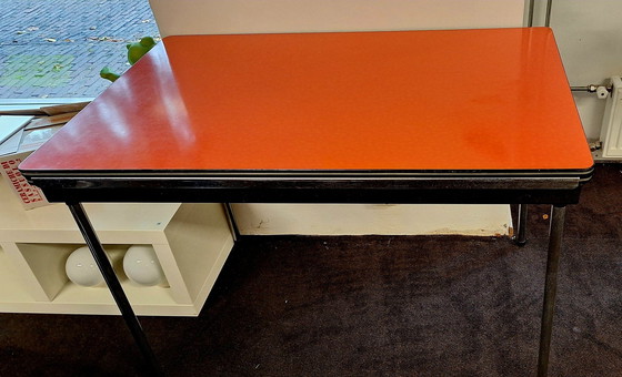 Image 1 of Formica uitschuifbare picknicktafel