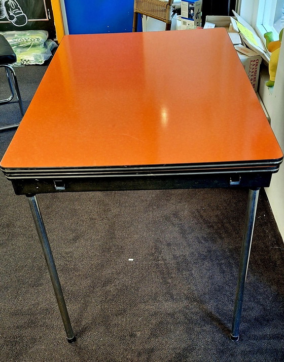 Image 1 of Formica uitschuifbare picknicktafel