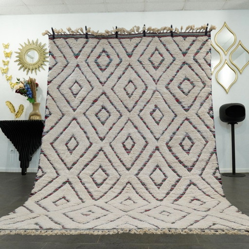 Berber Vloerkleed - 310 cm x 214 cm - Gekleurde Wol