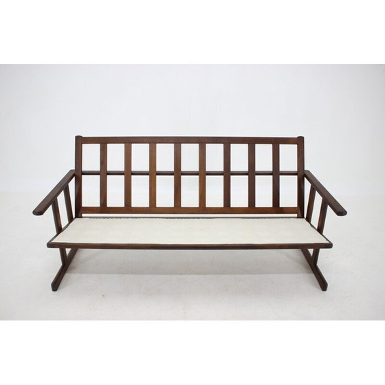 Image 1 of Vintage fauteuil Borge Mogensen 3 zits 1950