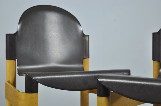 Image 1 of Thonet / Vintage Flex 2000 Beuken Eetkamerstoelen (2) / Gerd Lange / jaren 1990