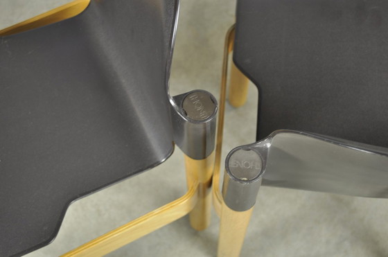 Image 1 of Thonet / Vintage Flex 2000 Beuken Eetkamerstoelen (2) / Gerd Lange / jaren 1990