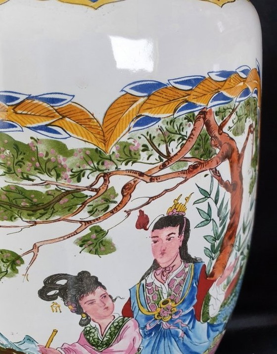 Image 1 of 1445 Vintage Oosterse Chinese Vaas