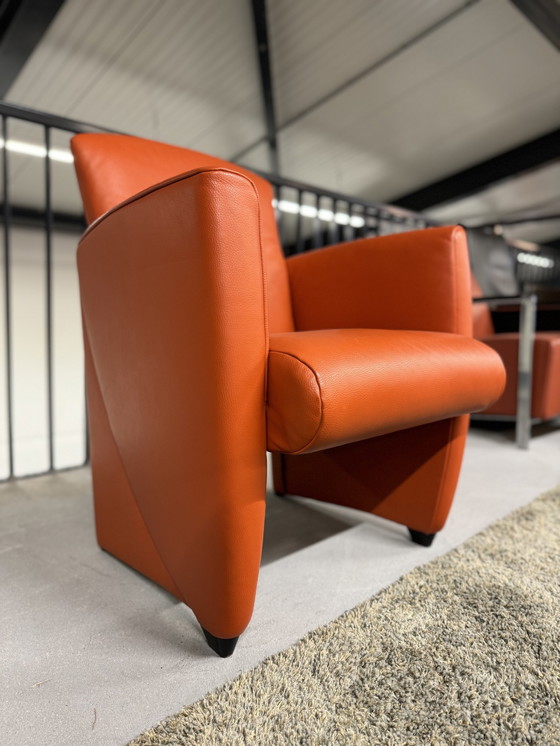 Image 1 of Jori Vinci 3280 fauteuil oranje leer