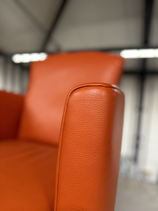 Jori Vinci 3280 fauteuil oranje leer