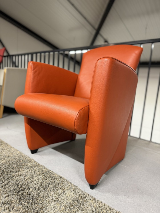 Image 1 of Jori Vinci 3280 fauteuil oranje leer