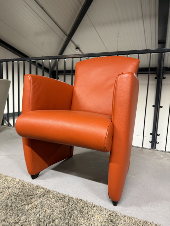 Image 1 of Jori Vinci 3280 fauteuil oranje leer